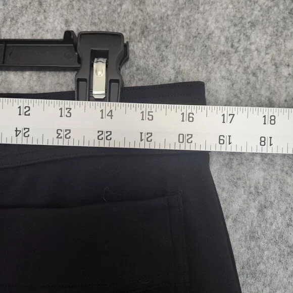 Halara High Waisted Button Pockets Wide Leg Casual Pants Women's XL Black Gym - Picture 8 of 11